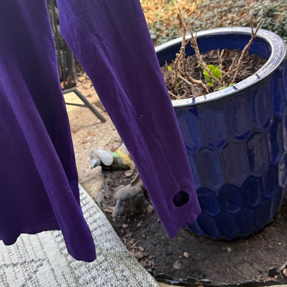 Lululemon Swiftly Tech Long Sleeve 2.0 Purple | Size 10 - Picture 12 of 14